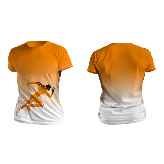 Bulk Custom Manufacturer Running T Shirt Design logo Print Sports Competition Gym T-Shirt Mens Tennis Badminton Volleyball Custom t Shirt with Logo Embroidery - Manufacturer Qiandao