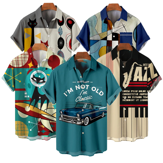 Custom Full Printing Summer Button Down Collar Beach Street Large Flower Design Short Sleeve New Model Print Hawaiian Shirt Men