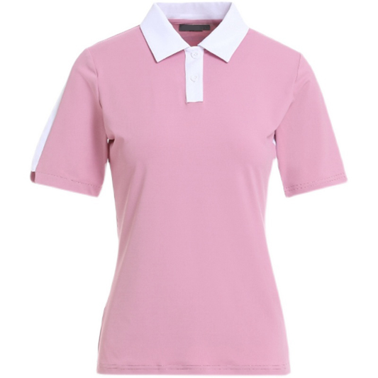 Custom Design Women Golf Polo Shirt Top Slim Fit Lady Manufacturer Apparel Embroidered Logo Golf Wear Polo Shirts for Women