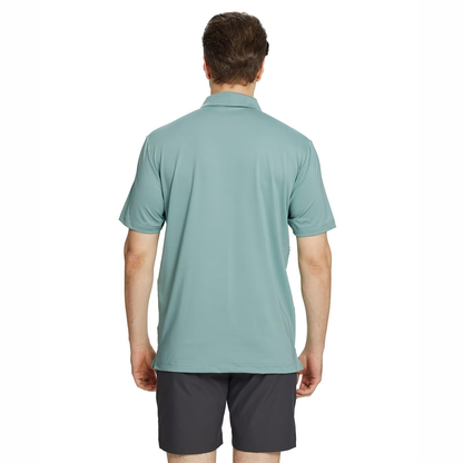 Custom Logo Spandex Polyester Moisture Wicking Dry Fit Lightweight Performance Striped Print Golf Polo Tshirts for Men