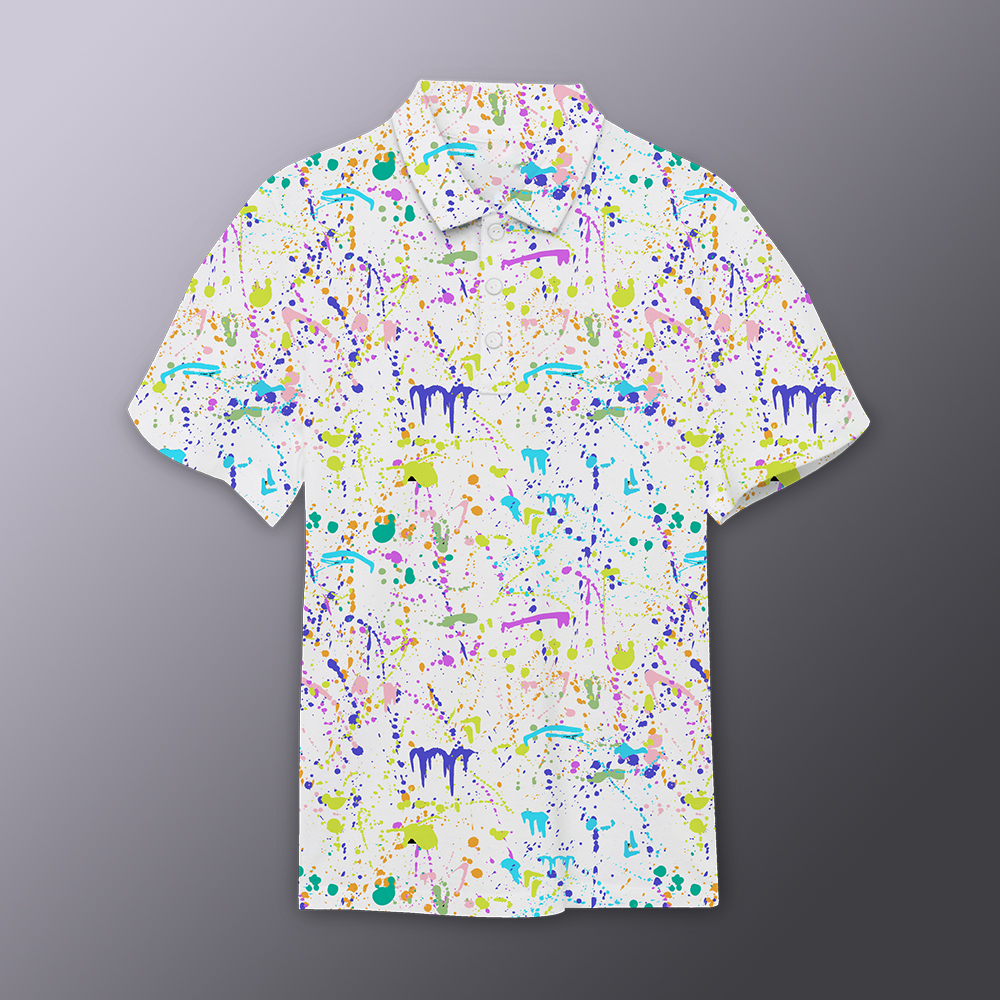 Oem Moisture Wicking Digital Print Knit Athletic Spoiler Custom Embroidery Logo Unisex Oversized T-shirt Golf Polos