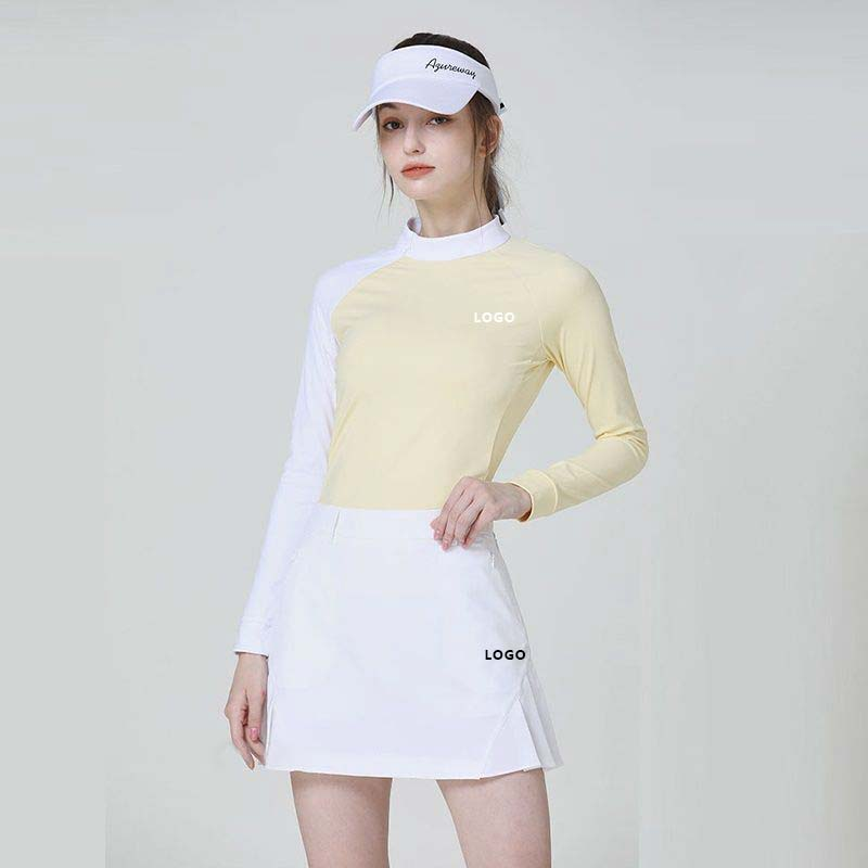 Custom-made women's tennis skirts, stretchy golf skirts, fitness quick-drying sportswear with side pockets for golf skirts