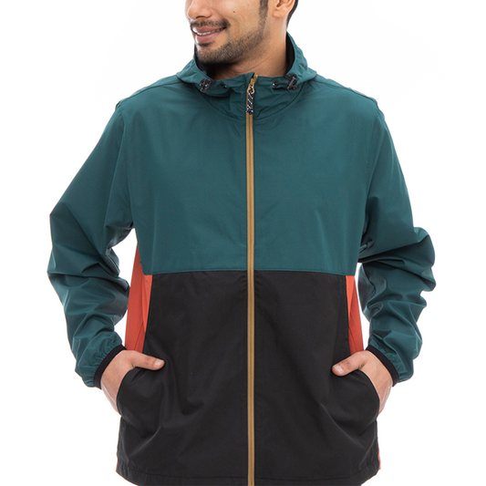 OEM Fashion New Waterproof Tactical Skin Jacket Men Raincoat Thin Coat Patchwork Windbreaker Jacket