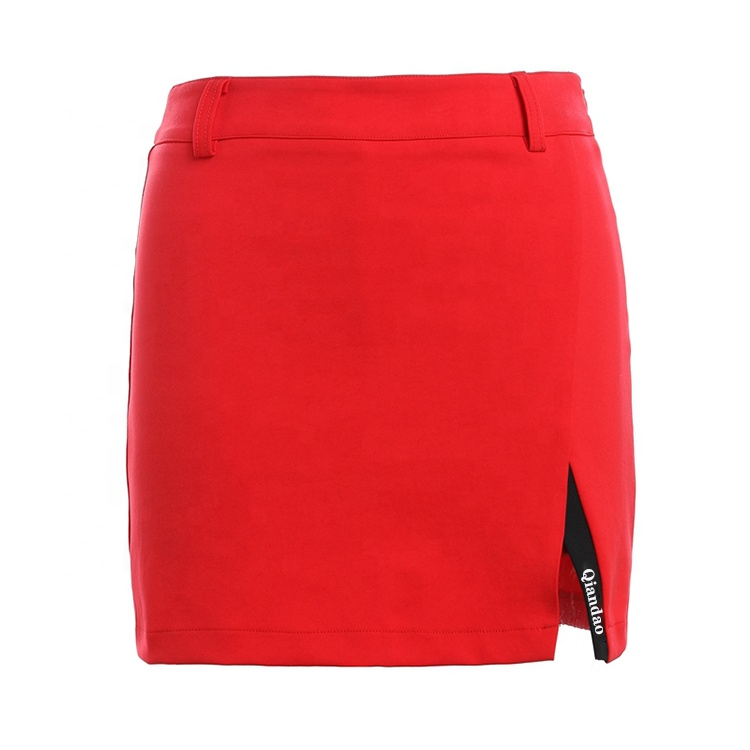 Factory with low minimum order quantity for women's sportswear. Custom-made women's slit tennis skirts, golf mini skirts, side skirts. Women's sexy club wear for adults