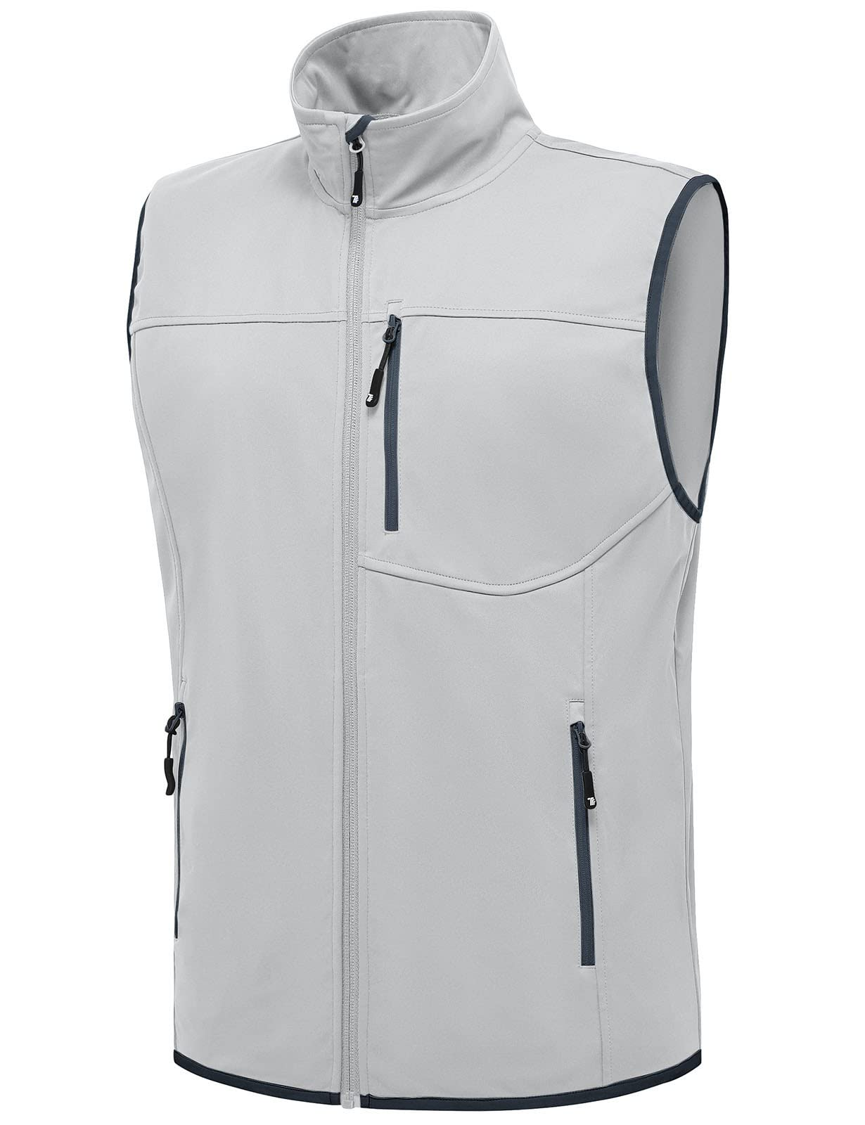 Custom logo vintage lightweight waterproof golf vests, made of nylon and spandex men's clothing, golf raincoats