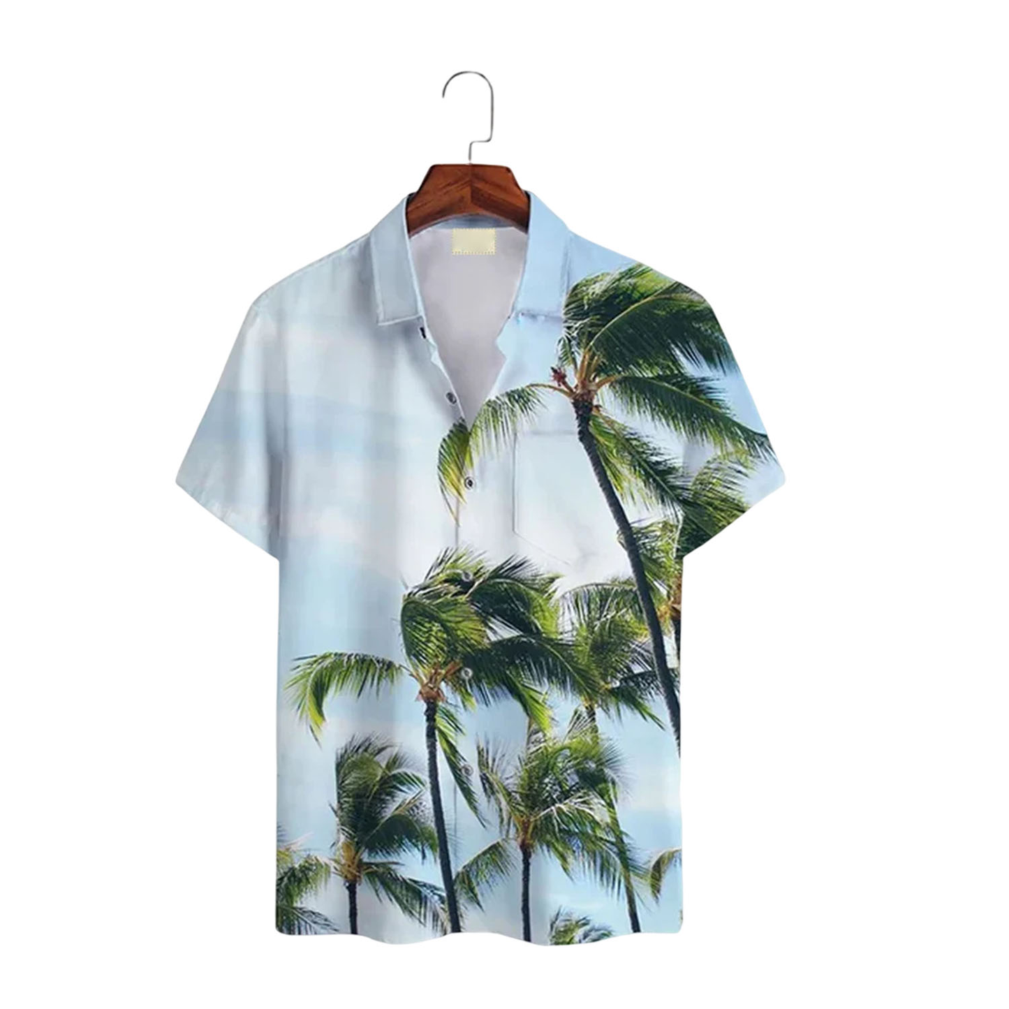 Custom Casual Allover Sublimation Silk Vacation Beach Short Sleeve 3d Printing Aloha Sublimation Camisa Boxy Button up Shirt