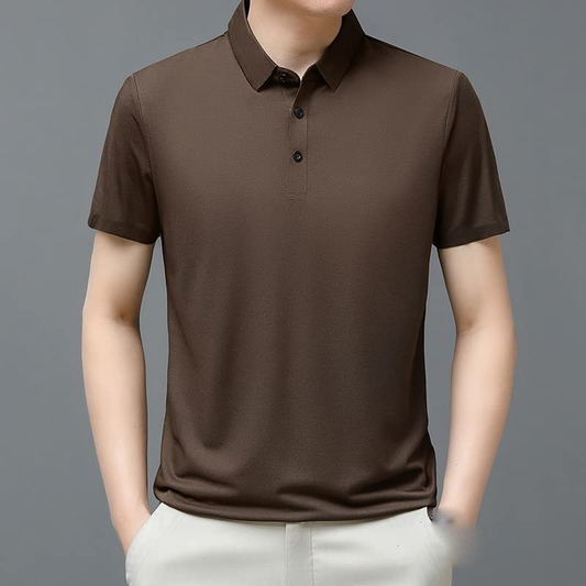 Custom Logo Breathable Classic Business Style Classic Style Slim Fit Wrinkle-Free Men Polo Shirts
