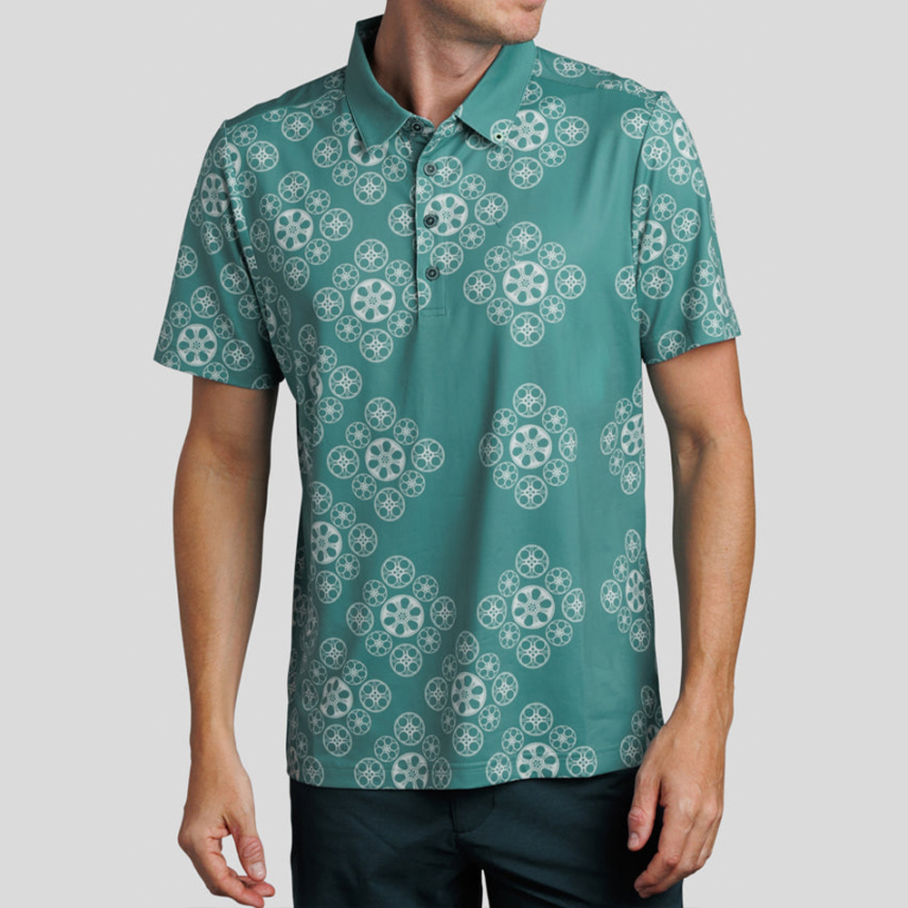 Custom logo 94% Polyester 6 % Spandex Luxury Pique Polo Shirts Four Way Stretch Golf Clothing