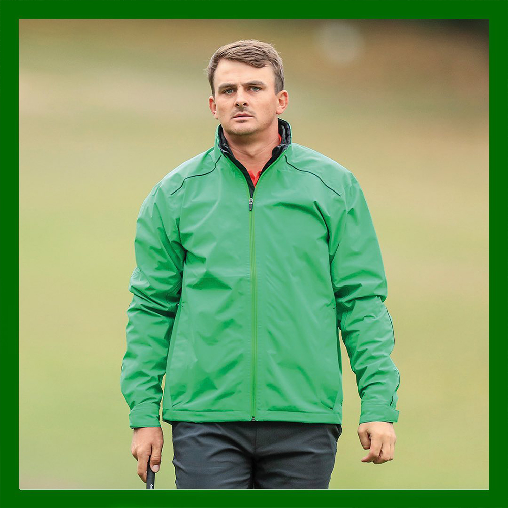 Odm Clothing Manufacturers Custom Coats with logo Patches Golf Unisex Windbreaker Green Lightweight Luxury Jacket Men