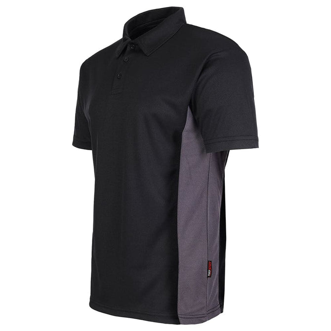 Custom Logo 100% Polyester Lightweight Breathable Wicking Polo Shirt Casual Short Sleeve Jersey Design