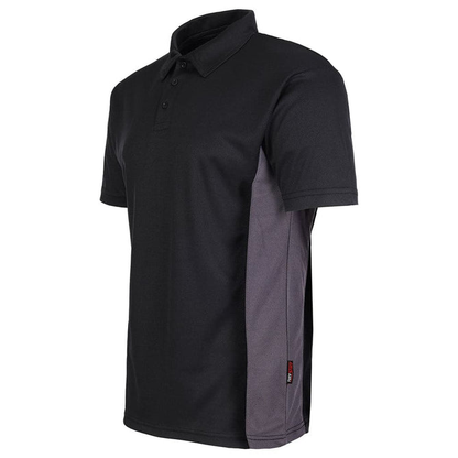 Custom Logo 100% Polyester Lightweight Breathable Wicking Polo Shirt Casual Short Sleeve Jersey Design