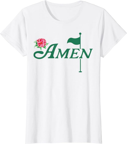 Custom Black O-Neck Design Amen Floral Print Manufacturing 100% Cotton Golf t Shirts for Men Cheap