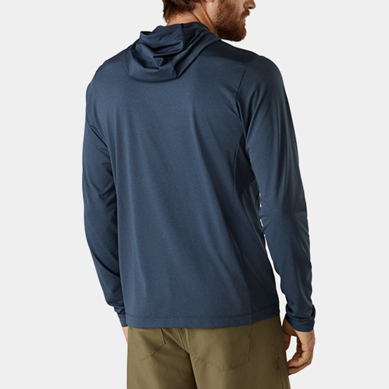 Custom Long Sleeve With Finger Ringing Light Weight Sport Golf Hoodies