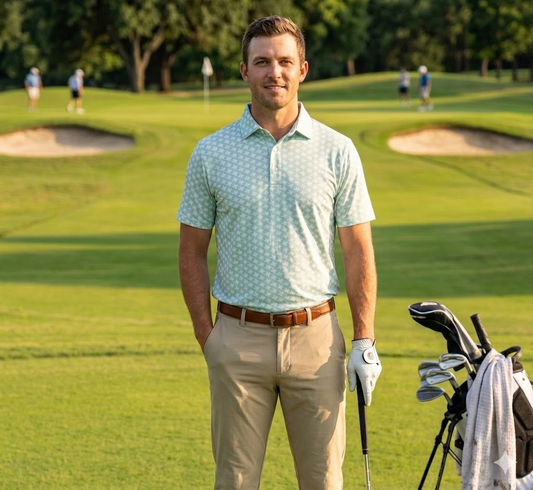 Celestial Mint Performance Polo