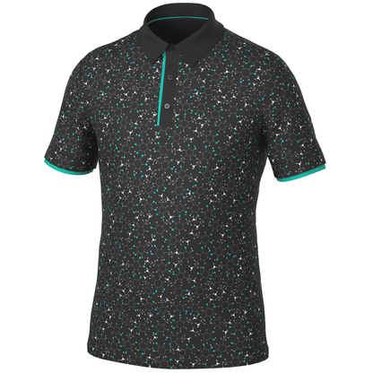 Custom High Quality Summer Men's Performance T-shirt Fast Drying Digital Printed Casual Golf Polo Shirt for Men