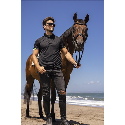 Custom Logo Short Sleeve Breathable Quick Dry Golf Polo T-Shirt Men's Running Sports Tops Gym Workout Men's Polo Shirts