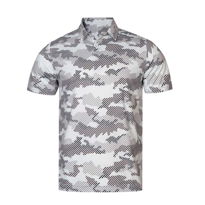 Striped Quick Dry Polo Shirt - Antimicrobial Slim Fit for Ultimate Comfort