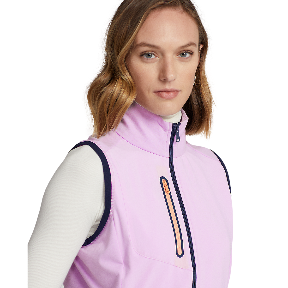 Custom logo sleeveless girls' sports and fitness plus-size women's golf vests