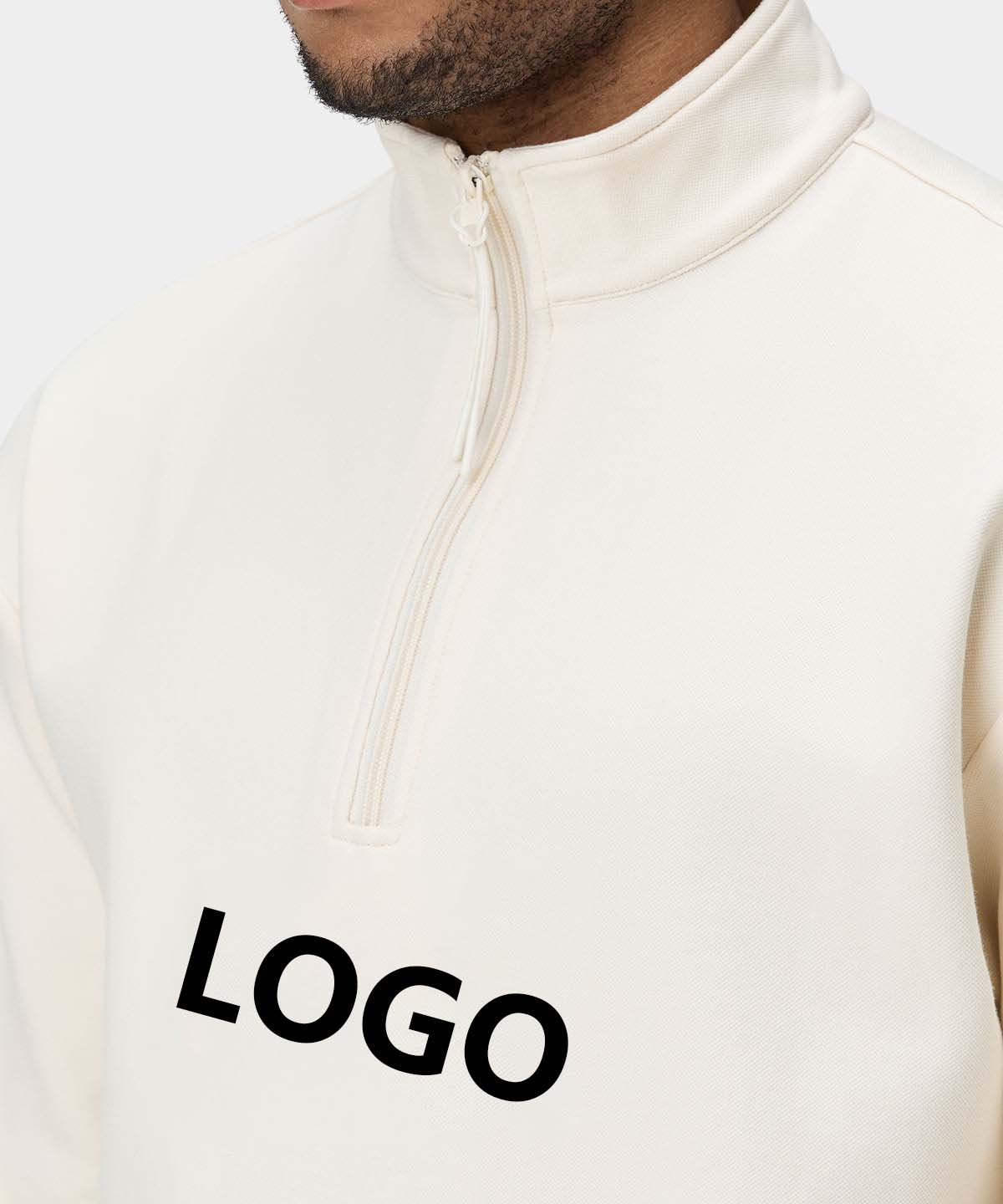 OEM Custom Logo Print Cotton Polyester Long Sleeve Men Fashion Pullover Plain Sweatshirt Streetwear Clothing