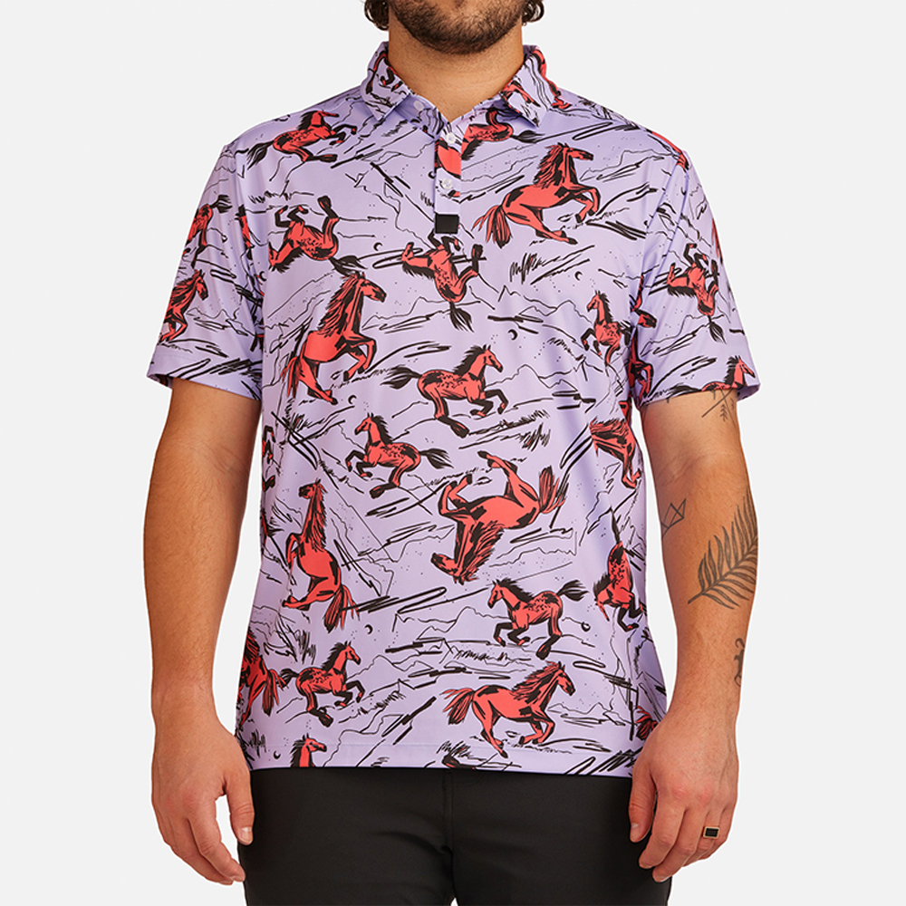 Custom Logo Spandex Polyester Short Sleeve Quick Dry Moisture Wicking Men's Polo Golf Shirt Short Sleeve T-shirts Pique