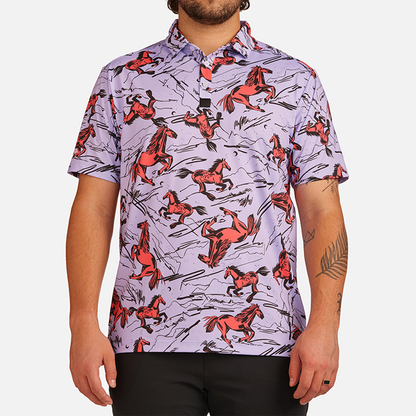 Custom Logo Spandex Polyester Short Sleeve Quick Dry Moisture Wicking Men's Polo Golf Shirt Short Sleeve T-shirts Pique