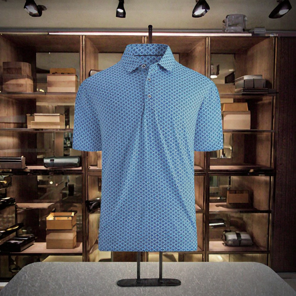Wholesale Price Printed Sublimated Golf Business Shirt Knitted Fabric High Quality Men's Short Sleeve Polo Shirt Custom Logo