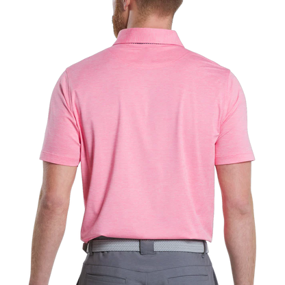 Men's Pink Golf Polo Shirt - Stylish Simplicity and Exceptional Comfort