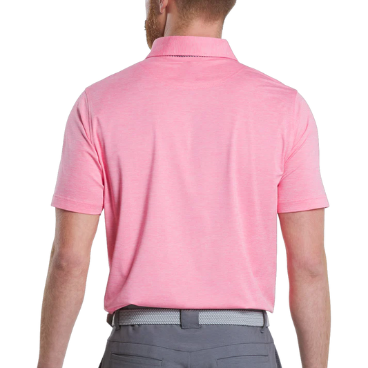 Men's Pink Golf Polo Shirt - Stylish Simplicity and Exceptional Comfort
