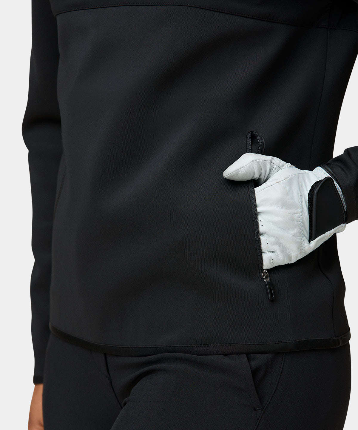 Custom High Quality Long Sleeve Sublimation Golf 1/4 Zip Ladies Embroidery Womens Pullover Women's Hoodies & Sweatshirts