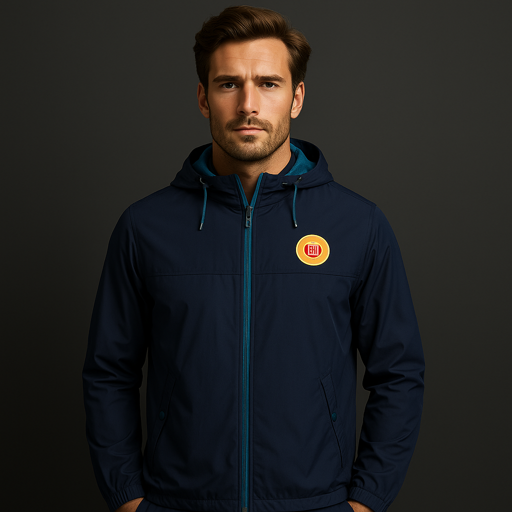 2023 High Quality Oem Waterproof Custom Print logo 100% Polyester Windbreaker Male Sports Wearing Outdoor Golf Jacket Men