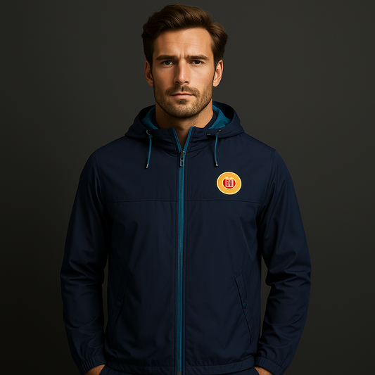 2023 High Quality Oem Waterproof Custom Print logo 100% Polyester Windbreaker Male Sports Wearing Outdoor Golf Jacket Men