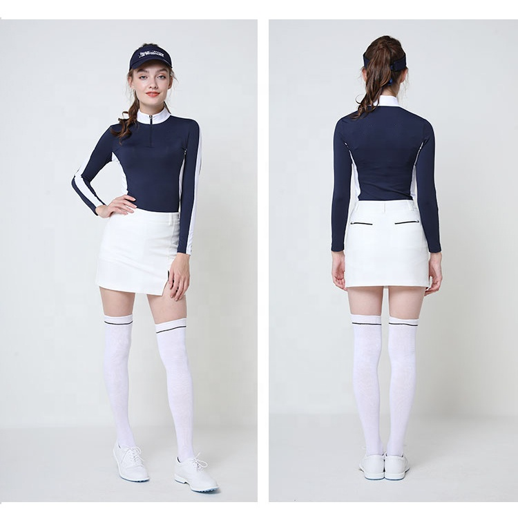 Factory with low minimum order quantity for women's sportswear. Custom-made women's slit tennis skirts, golf mini skirts, side skirts. Women's sexy club wear for adults