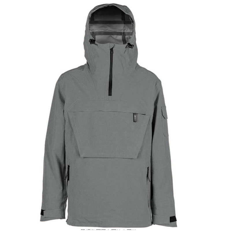 Custom logo Patterns High Quality Oversize Woven Waterproof Quarter Zip Pullover Hoodie for Men