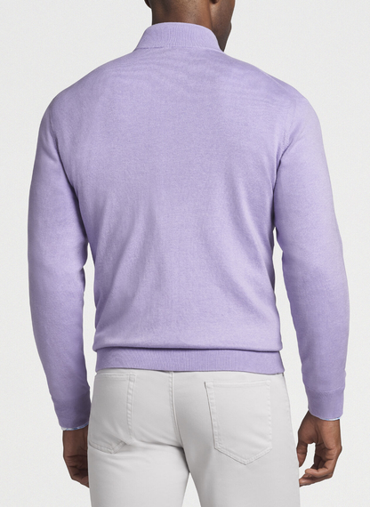Custom Logo High Quality Luxury Blank Fleece 1/4 Zip Collar Quarter Zip Pullover Hoodie Vendor Golf Sweater Men Sweatshirt