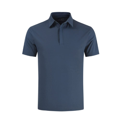 Custom Logo Men's Quick Dry Short Sleeve Simple Summer Athletic Top Moisture Wicking Men's Golf Work Business Polo Shirt