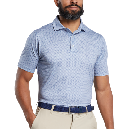 Design Performance 80% Polyester 20% Spandex High Quality White Button Down Short Sleeve for Polo Golf Shirt Sporty Print Style
