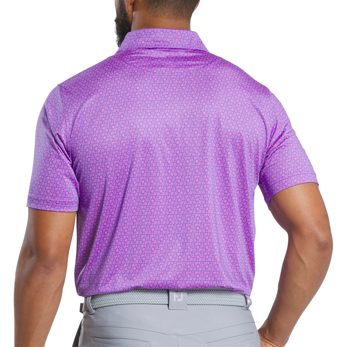 Classic Fit 4 Way Stretch Moisture Wicking Performance for Polo Shirt Design Pattern Print Golf Wear Custom Logo Jersey Fabric