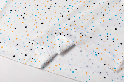 Antimicrobial Polo Shirt with Colorful Polka Dot Print and Quick-Dry Technology