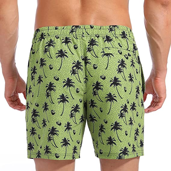 Multifunctional, quick-drying, easy-to-care, high-quality printed, high-performance men's shorts