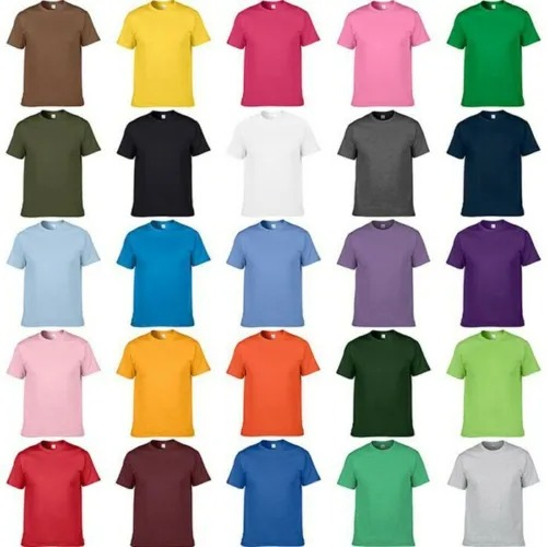 100% Cotton Solid Tshirts Mens Short Sleeve Clothing Tees Woman Customized Products Summer Tops