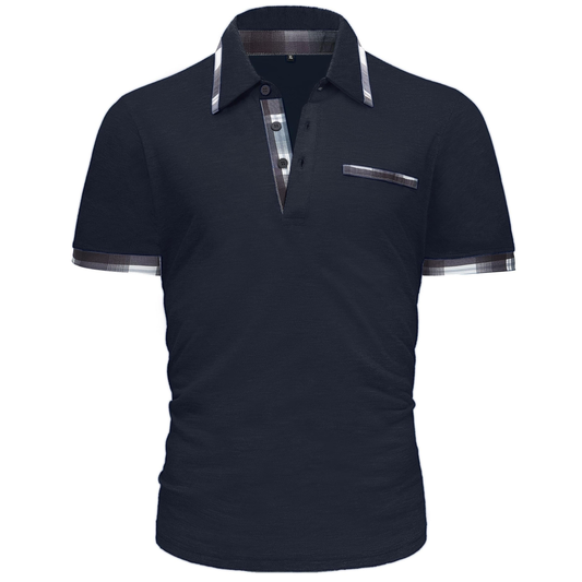 Custom Logo 65% Polyester 35% Cotton Quick Dry Breathable Plus Size Clothing Comfortable Compressed Design Men's Polo Shirt