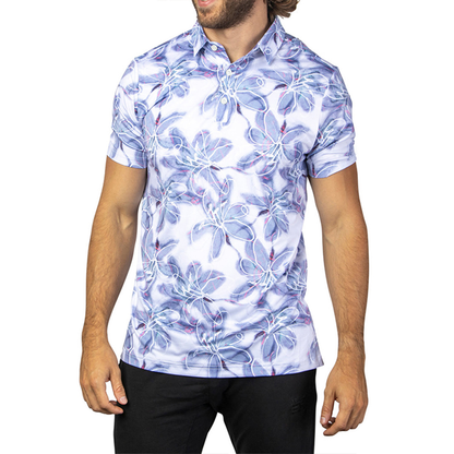 Custom Summer New Men's Hollow Short-sleeved Polo Shirt Ice Silk Breathable Business Fashion T-shirt Male Clothes Golf Wear