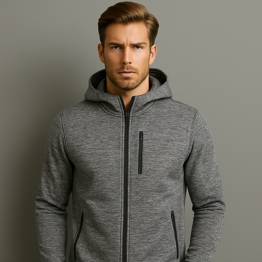 OEM Custom 2022 Men Hooded Zipper Sports Cardigan Stitching Long Sleeved Hoodies
