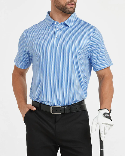 Minimalist Men's Golf Polo Shirt - Perfect Blend of Modern Style and Comfort