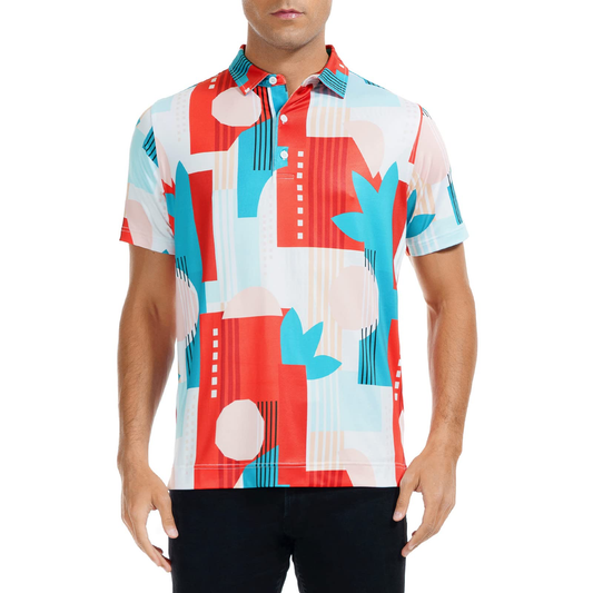 Custom Logo Breathable Polyester Spandex Jersey Quick-Dry Slim Fit Moisture Wicking Athletic Polo Shirts Soft Casual Summer Tops