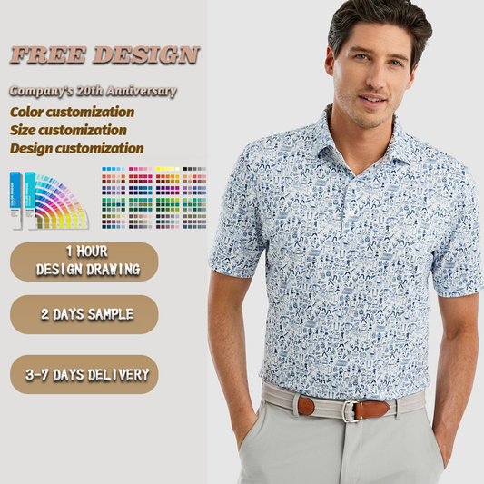 Custom Bamboo Products Clothing Quick Dry Slim Fit Knit High Quality Mens Workout Shirt Polo Shirt Golf Clothing