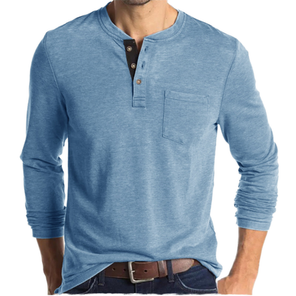 Custom logo High Quality Cotton Blend Polyester Navy Blue Pocket Tshirts Luxury Blank Men's Polo Long Sleeve Shirts
