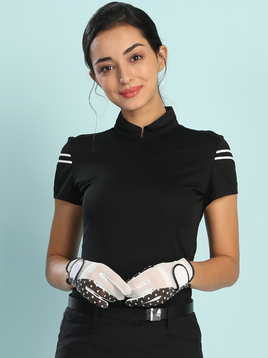 Custom Logo Design Clothes Ladies White Polo Shirts Sportswear Pique Polo Shirts Golf Polo T Shirt for Women