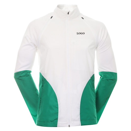 Designer logo Man Clothing High Quality Lightweight Plus Size Sport Windbreaker Custom Golf Jacket for Men