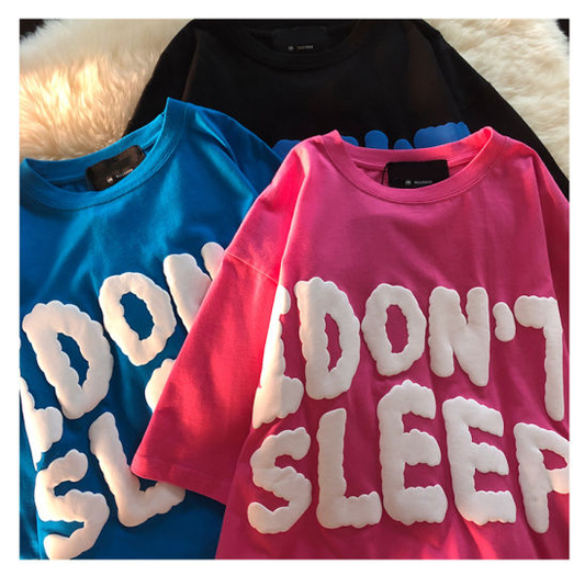 Custom Lettering Tshirt Heavyweight Oversized Top Quality Heavyweight Puff Print T-Shirt For Men